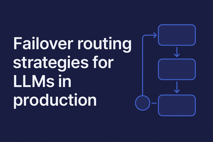 Failover routing strategies for LLMs in production